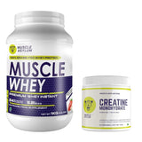 Muscle Whey Protein 1kg and creatine Unflavoured 250g