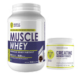 Muscle Whey Protein 1kg and creatine Unflavoured 250g