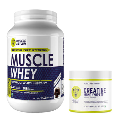 Muscle Whey Protein and Creatine Raw 100g