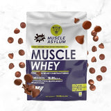 Muscle Asylum Premium Whey Protein 1kg l 24g Protein/Serving For Muscle Building & Recovery, 25 Servings
