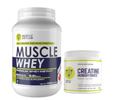 Muscle Whey Protein 1kg and creatine Unflavoured 250g