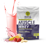 Muscle Asylum Premium 1kg Whey Protein Blend - 24g Protein Per Serving For Muscle Building & Recovery,25 Servings