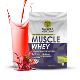 Muscle Asylum Premium 1kg Whey Protein Blend - 24g Protein Per Serving For Muscle Building & Recovery,25 Servings