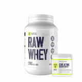 Muscle Asylum Micronized Creatine Monohydrate Powder - 83 Servings, 250gm (Unflavored) & Muscle Asylum- Whey Protein Concentrate 80% - 18g Protein - (Unflavoured, 1 kg / 2.2 lb, 29 Servings)