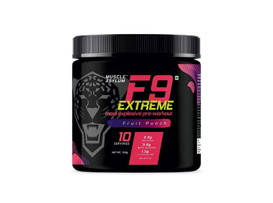 F9 Pre Workout EXTREME Fruit Punch (10 Servings)