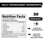 Muscle Asylum Pump 300 Pre Workout Supplement for Men with 300mg Caffeine, 3g Citrulline, and 2.5g Beta-Alanine (30 Servings)