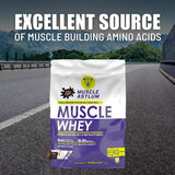 Muscle Asylum Premium Whey Protein 1kg l 24g Protein/Serving For Muscle Building & Recovery, 25 Servings