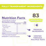 Muscle Asylum Micronized Creatine Monohydrate Powder