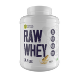 Muscle Asylum- Raw Whey Protein Concentrate- 18g Protein per serving, 6.89 EAA, 2.90g BCAA with Digestive Enzymes -(2kg / 4.4lbs)