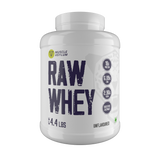 Muscle Asylum- Raw Whey Protein Concentrate- 18g Protein per serving, 6.89 EAA, 2.90g BCAA with Digestive Enzymes -(2kg / 4.4lbs)