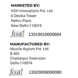 Muscle Asylum- Whey Protein Concentrate 80% - 18g Protein, 6.89 EAA, 2.90g BCAA with Digestive Enzymes - (Unflavoured, 1 kg -Creatine Monohydrate Powder -...